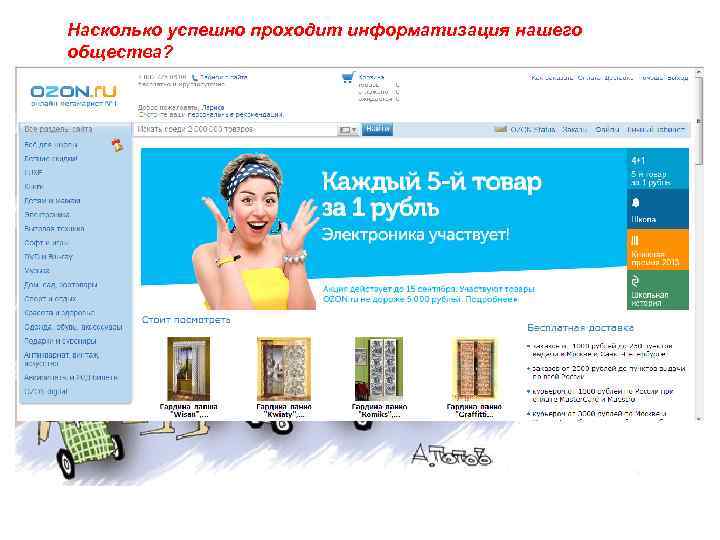 Насколько успешно проходит информатизация нашего общества? 