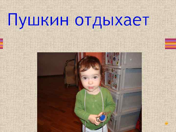 Пушкин отдыхает 