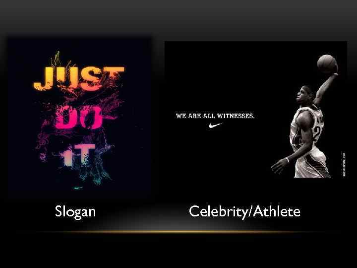 Slogan Celebrity/Athlete 