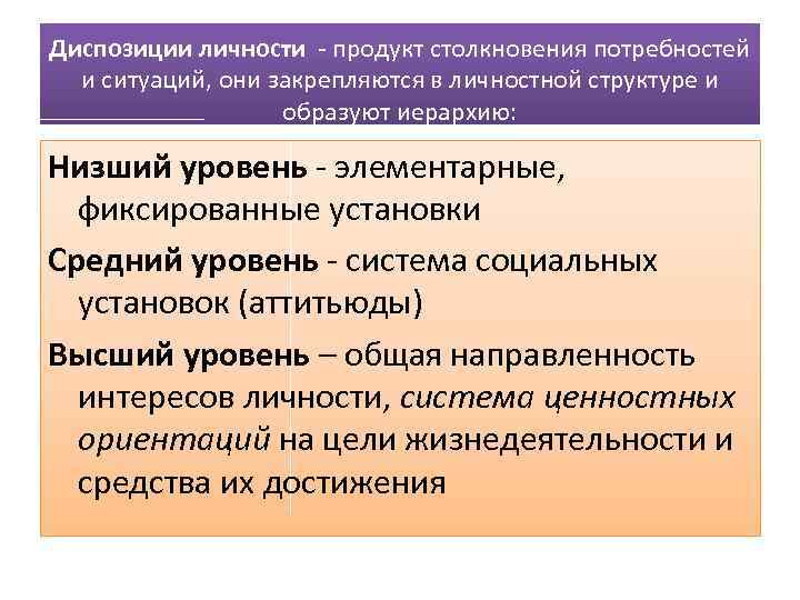 Диспозиции человека. Диспозиция личности. Диспозиционная структура личности. Диспозиция личности это в социологии. Диспозиция это в психологии.