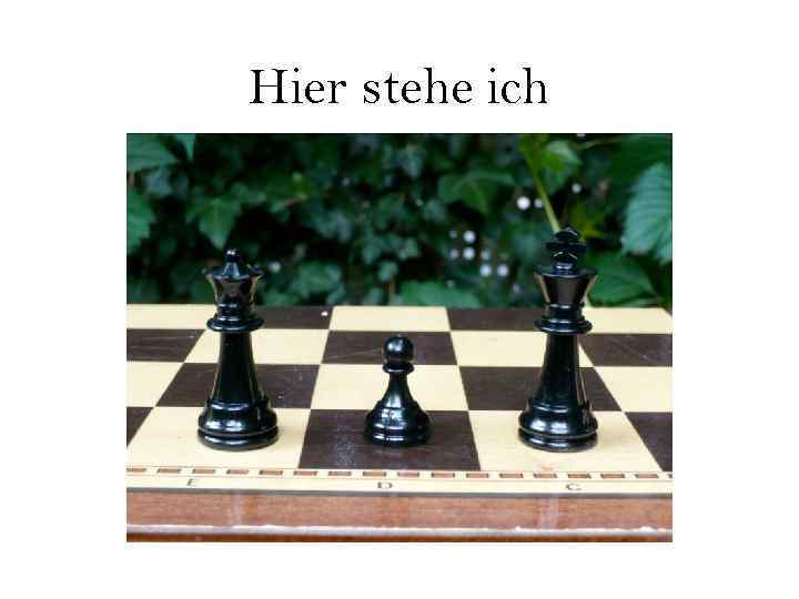 Hier stehe ich 