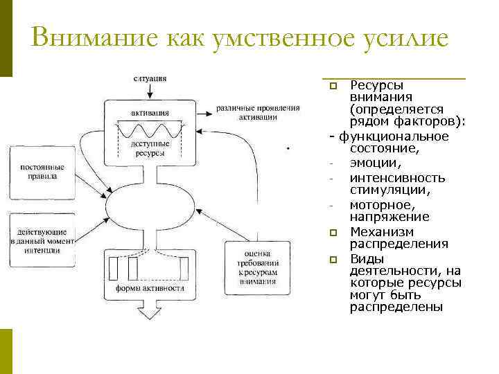 Внимание как ресурс. Ресурсная теория внимания Канемана. Внимание как умственное усилие - модель д. Канемана. Канеман модель внимания. Ресурсная модель внимания д Канемана.