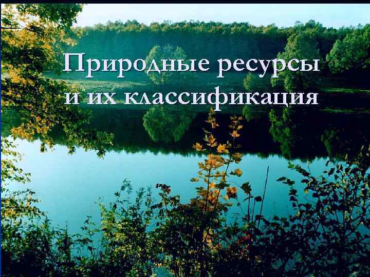 Виды природных ресурсов картинки