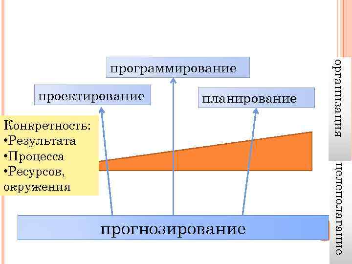 Отличия плана и прогноза