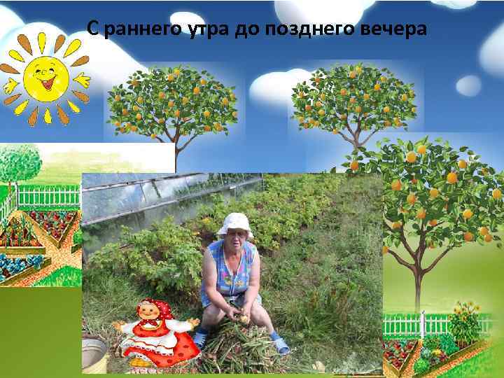 С раннего утра до позднего вечера 