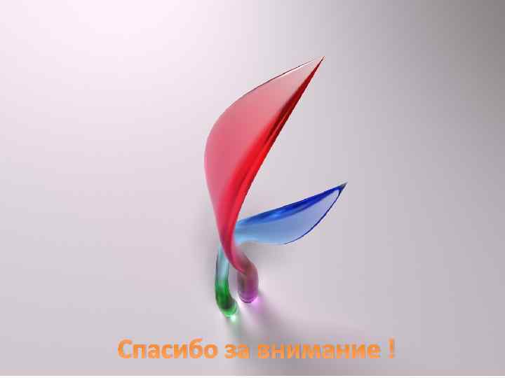 Спасибо за внимание ! 