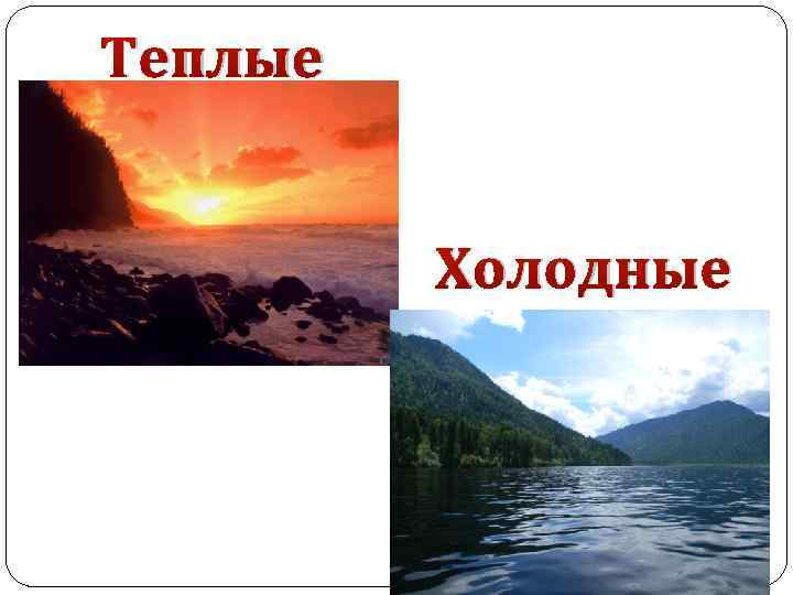 Теплые Холодные 