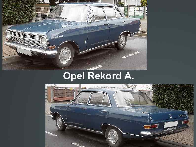 Opel Rekord A. 