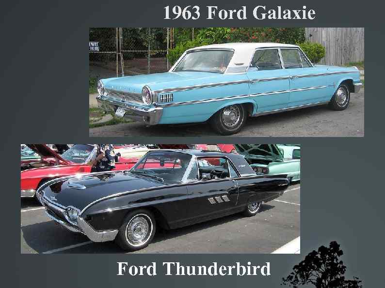 1963 Ford Galaxie Ford Thunderbird 