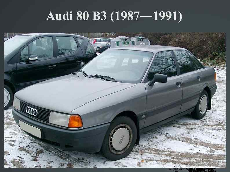 Audi 80 B 3 (1987― 1991) 