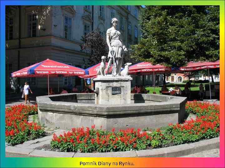 Pomnik Diany na Rynku. 