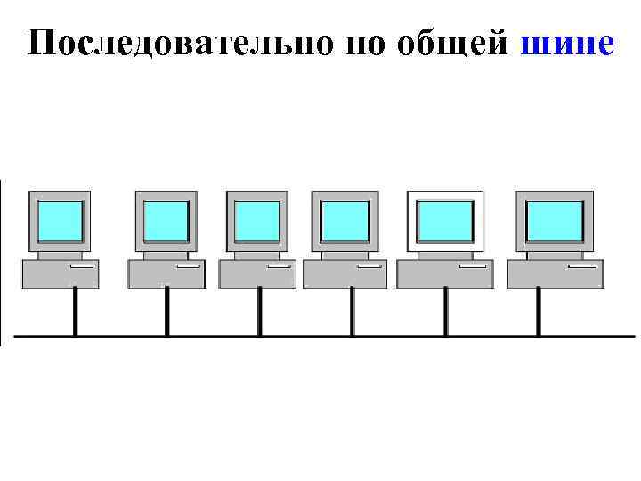 Последовательно по общей шине 