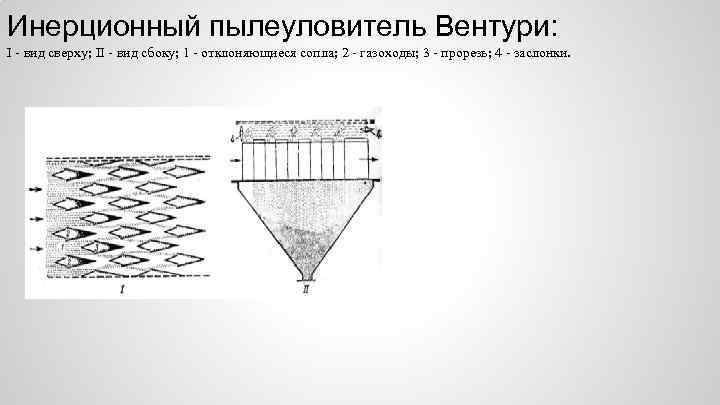 Гравитационный пылеуловитель схема