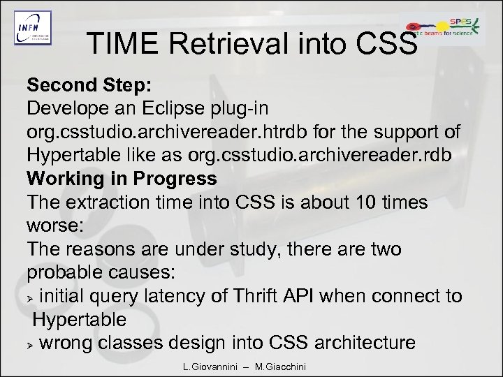 TIME Retrieval into CSS Second Step: Develope an Eclipse plug-in org. csstudio. archivereader. htrdb