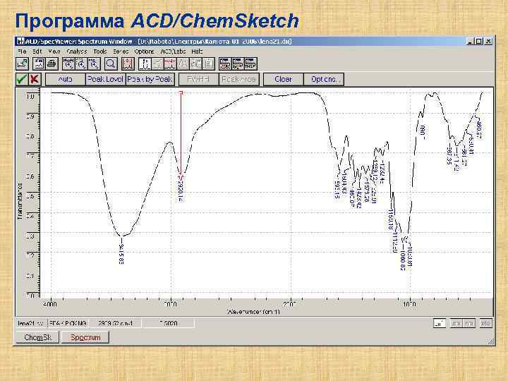 Программа ACD/Chem. Sketch 