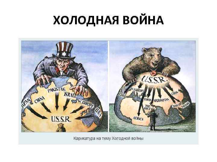 ХОЛОДНАЯ ВОЙНА 
