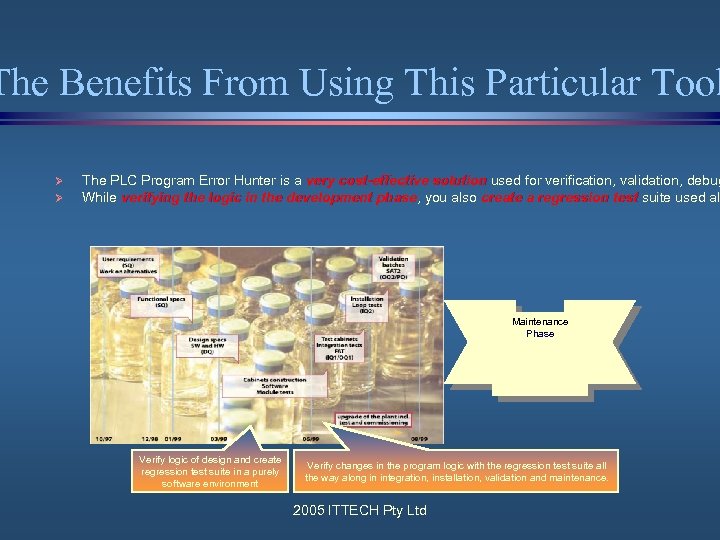 The Benefits From Using This Particular Tool Ø Ø The PLC Program Error Hunter