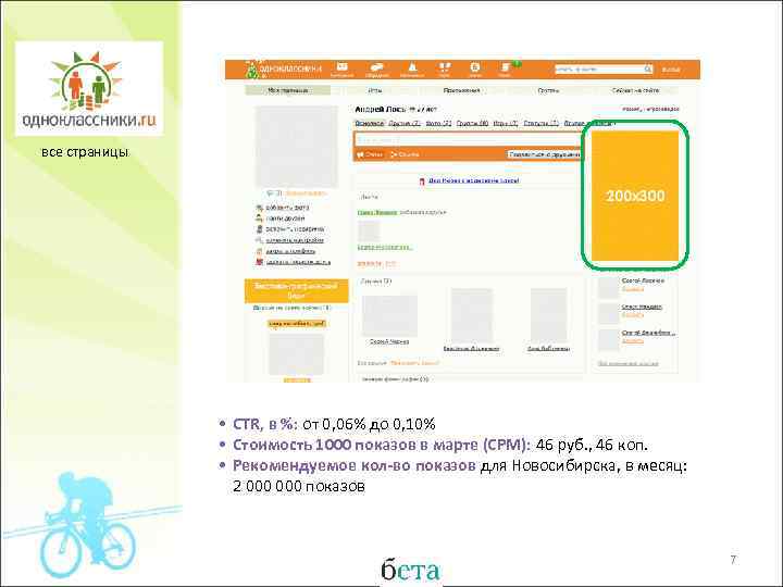 все страницы • CTR, в %: от 0, 06% до 0, 10% • Стоимость