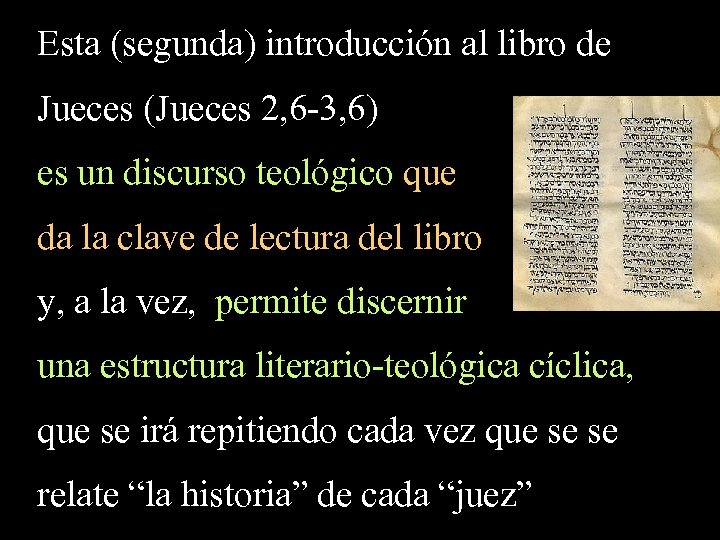 Esta (segunda) introducción al libro de Jueces (Jueces 2, 6 -3, 6) es un