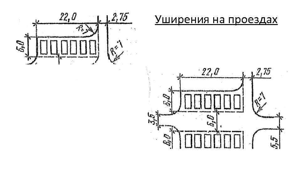 Парковка карман план