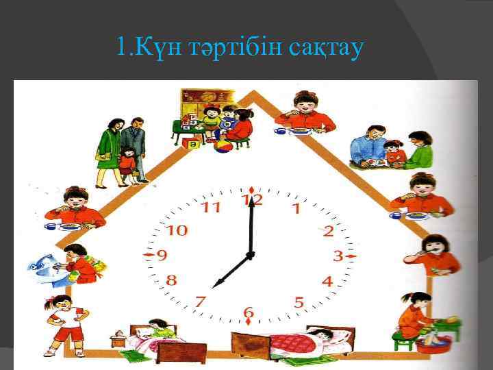 1. Күн тәртібін сақтау 