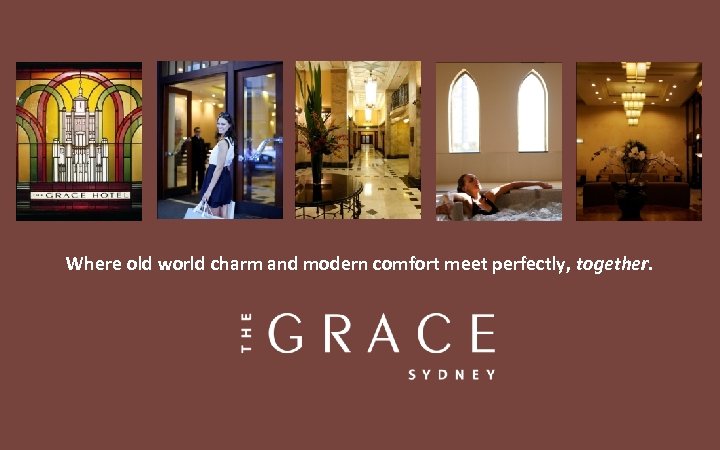 Where old world charm and modern comfort meet perfectly, together. 