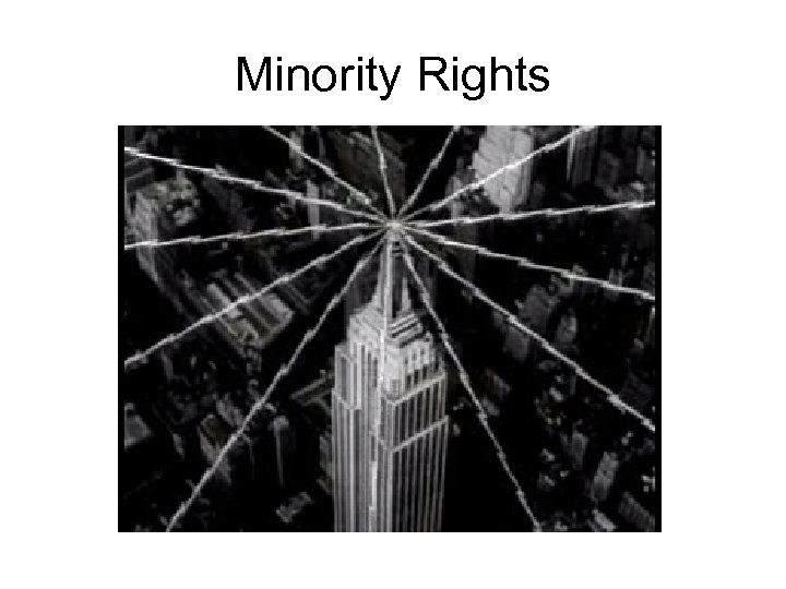 Minority Rights 