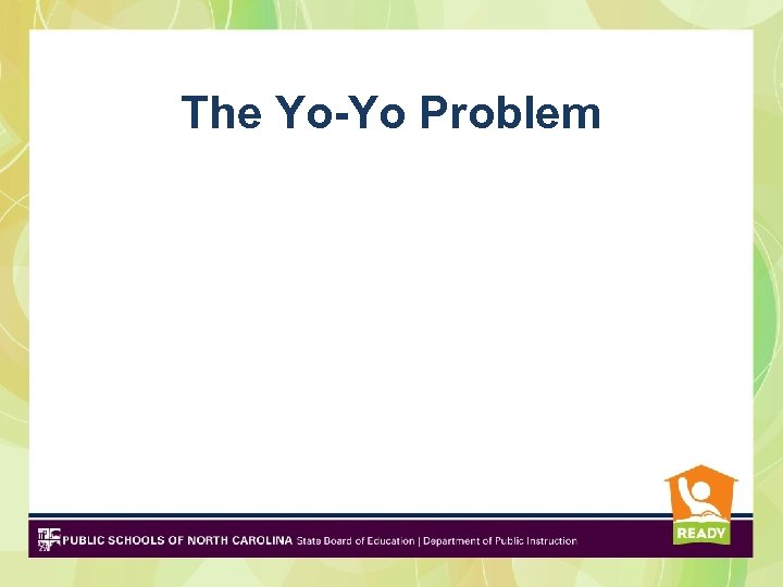 The Yo-Yo Problem 