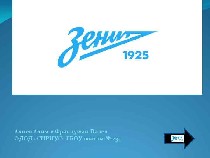 Алиев Алим и Францужан Павел ОДОД «СИРИУС» ГБОУ школы № 234 