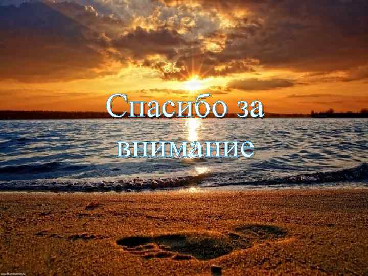 Спасибо за внимание 