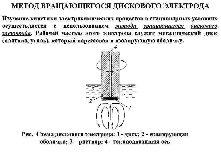 Платиновый электрод схема