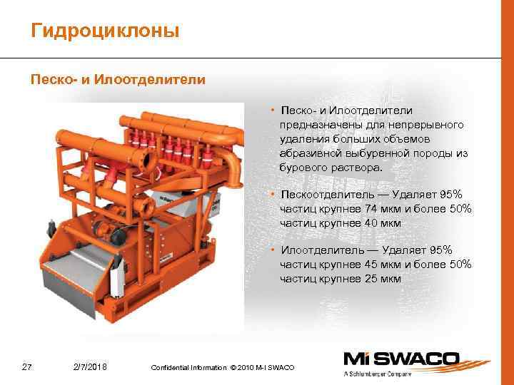 Схема очистки бурового раствора