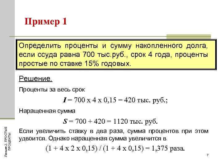 Определение процента