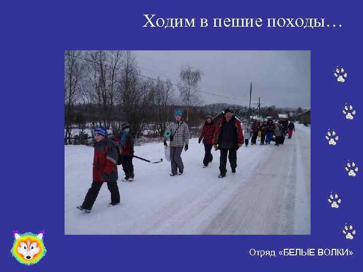 Ходим в пешие походы… Отряд «БЕЛЫЕ ВОЛКИ» 