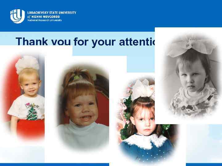 Thank you for your attention! 