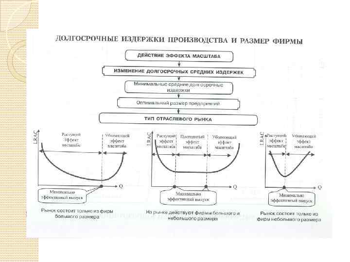 Эффективный размер. Минимальные долгосрочные средние издержки. Издержки предприятия в долгосрочном периоде эффект масштаба. Оптимальный размер предприятия. Долговременные издержки производства.