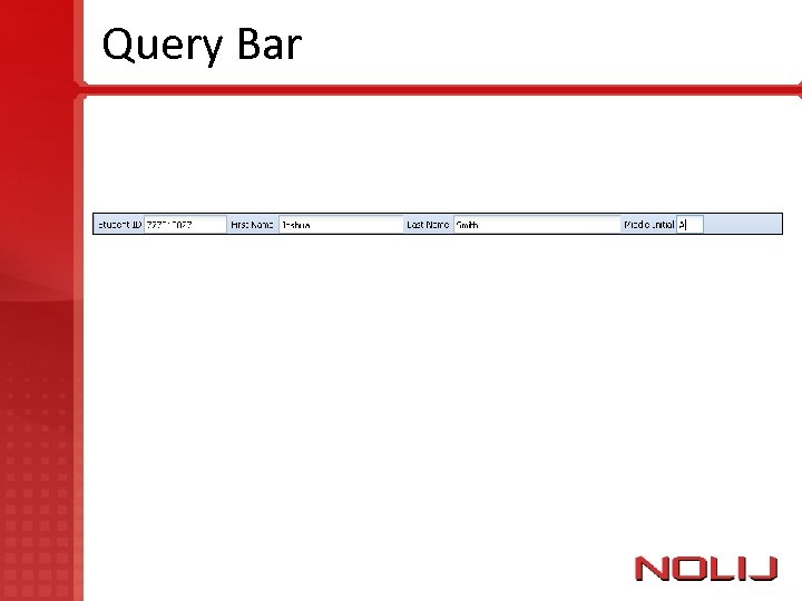 Query Bar 