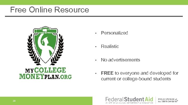  Free Online Resource • • Realistic • No advertisements • 29 Personalized FREE