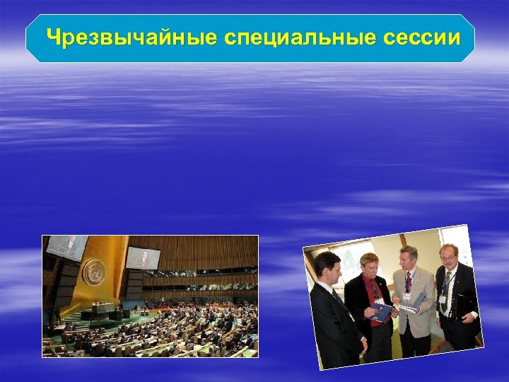 Чрезвычайные специальные сессии 