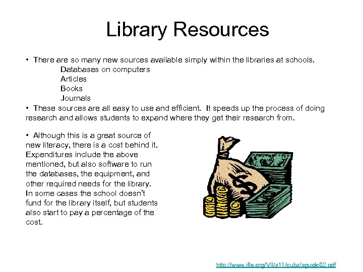 Library Resources • There are so many new sources available simply within the libraries