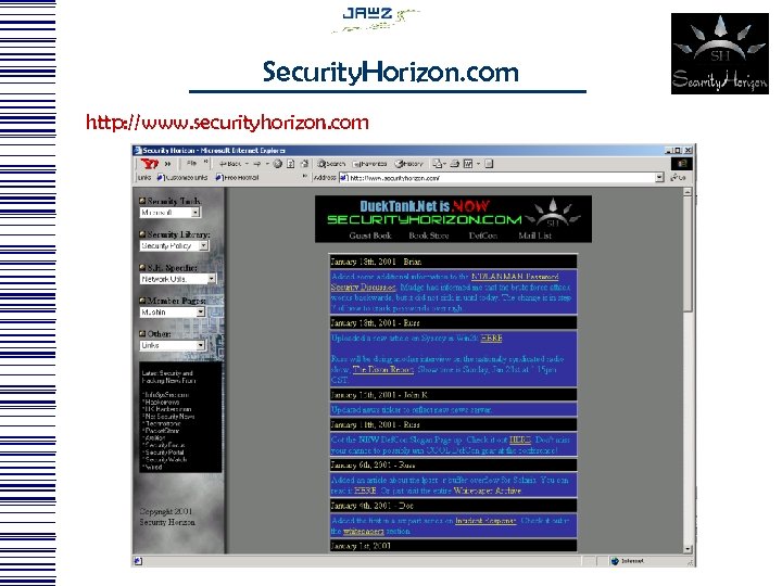Security. Horizon. com http: //www. securityhorizon. com 