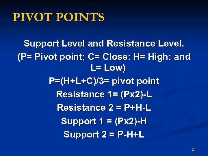 Point support