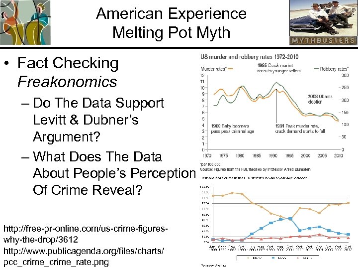 American Experience Melting Pot Myth • Fact Checking Freakonomics – Do The Data Support