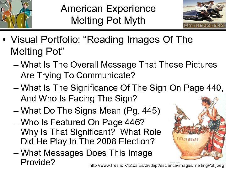 American Experience Melting Pot Myth • Visual Portfolio: “Reading Images Of The Melting Pot”