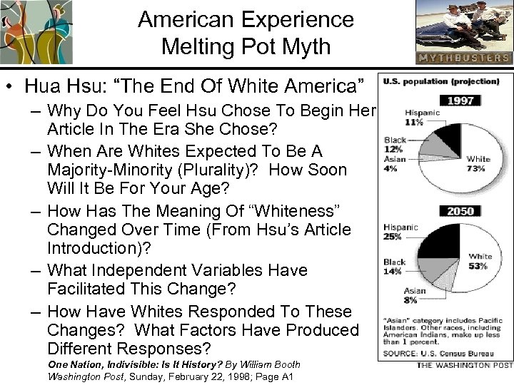 American Experience Melting Pot Myth • Hua Hsu: “The End Of White America” –