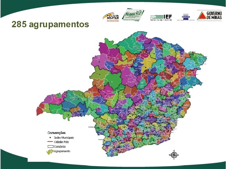 285 agrupamentos 