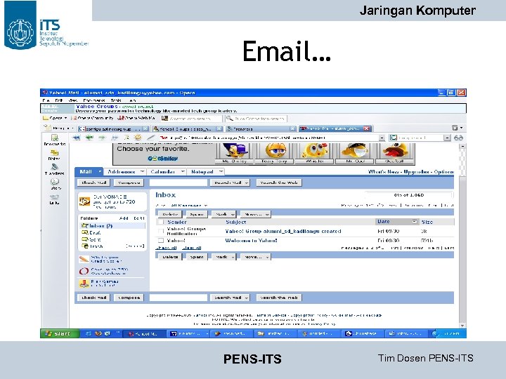 Jaringan Komputer Email… PENS-ITS Tim Dosen PENS-ITS 