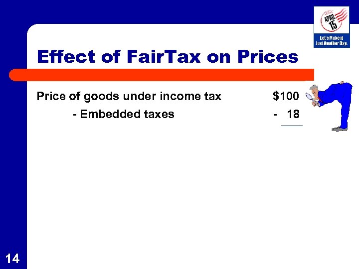 Effect of Fair. Tax on Prices Price of goods under income tax - Embedded