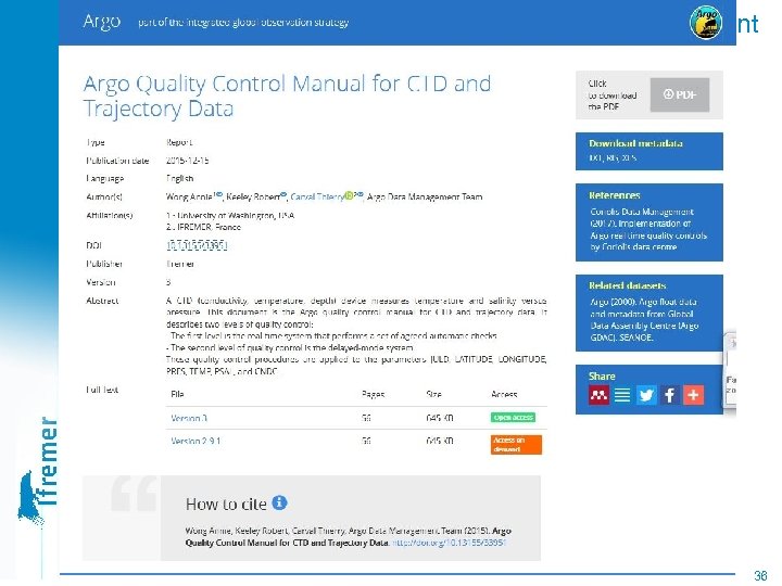 Just an additional comment on our documents management policy , 36 