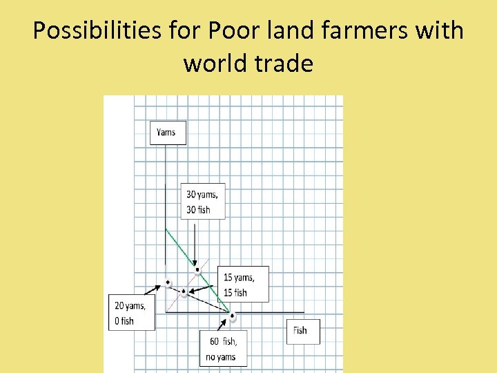 Possibilities for Poor land farmers with world trade 